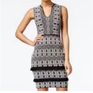 Rachel Roy Bodycon Dress Aztec print XL
